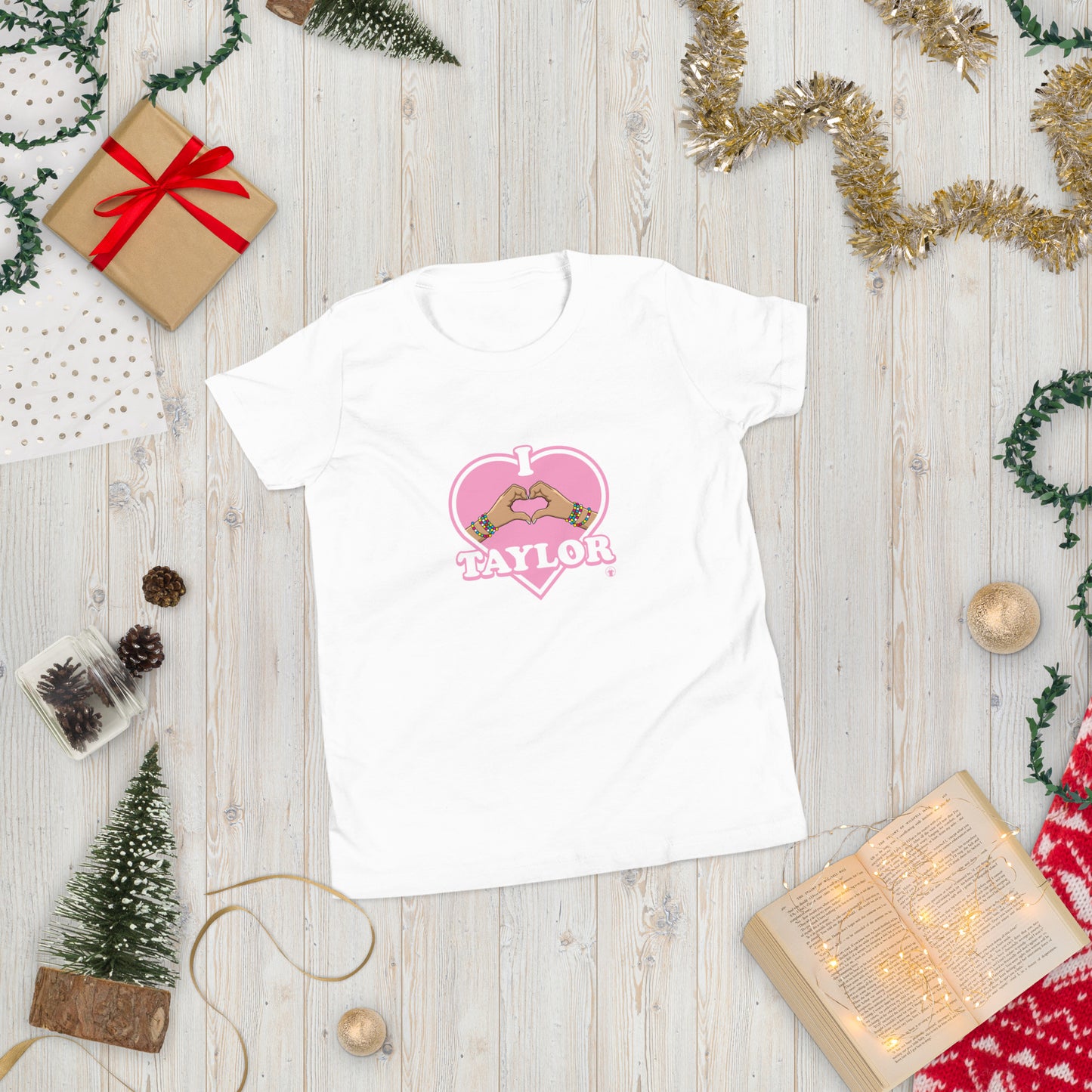 I Heart Taylor Youth Short Sleeve T-Shirt